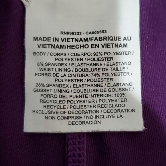 𝅺nike medium purple Dri-fit athletic leggings - Picture 7 of 7